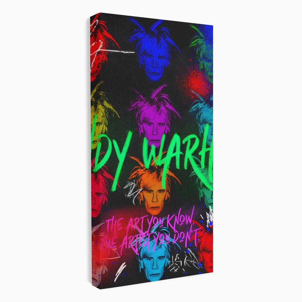 Tablou canvas cu tablou canvas cu portrete pop art andy warhol, fara rama, pe sasiu de lemn